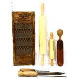 Mixed estate lot incl rolling pins