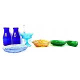 7pc colorful glass lot