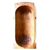 Wood 21x49.5in dough bowl