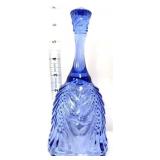 Fenton indigo blue double drape bell