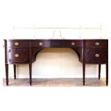 Vintage ornate mahogany sideboard