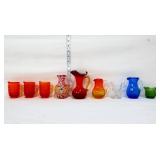 Lot of estate glassware, inc creamers