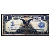 1899 black eagle $1 note