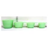 4 piece jadeite measuring scoop set