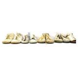 Lot of 9 baby shoes
