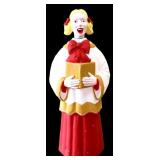 Vntg 49in choir girl blow mold see pics NO SHIP