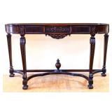 1920s mahogany 1 drawer foyer table