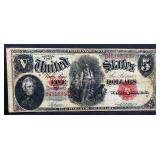1907 wood chopper $5 note