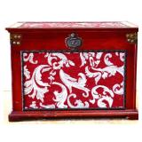 Red lift top box see photos