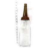 Clear embossed IH oil bottle