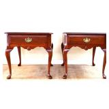 Pair PA House 1 drawer tamp tables