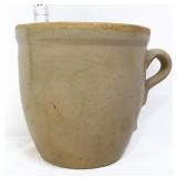 Vintage stone crock with handle