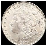 1921 Morgan silver dollar