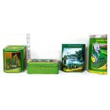 Lot of 4 John Deere tins