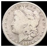 1901O Morgan silver dollar