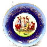 Vntg Austria 11.5in potrait plate