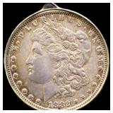 1882O Morgan silver dollar
