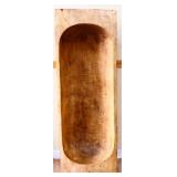 Wood 16.5x48in dough bowl
