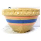 Vintage Pink/blue stripe Mixing Bowl
