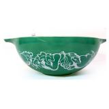 Vntg Pyrex fruit salad green #444 promo mixing bow