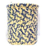 Vintage spongeware utensil crock