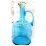 Vintage blue 11in decanter