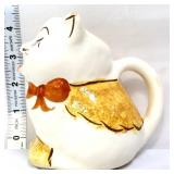 Vntg Cash Family Pottery cat creamer see pics