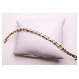 Genuine diamond tennis bracelet