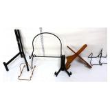 Mixed estate lot of plate holders
