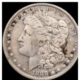 1888O Morgan silver dollar