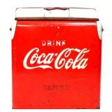 Vntg red Coca Cola ice chest