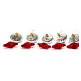 Lot of 10 glass Christmas ornaments
