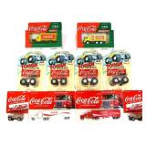 Lot of vintage Coca Cola adv trucks