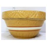 10in Robinson Ransbottom yellowware bowl see pics