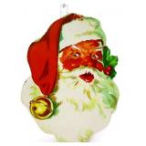 Vntg cardstock die cut 8.75x11.75 Santa face