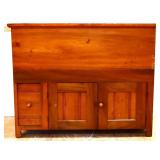 Primitive flour chest