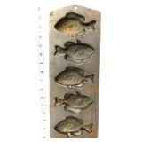 Lodge cast iron fish bread pan