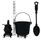 3 piece cast iron lot