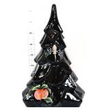 Fenton black 7in Halloween Christmas tree
