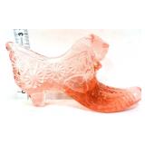 Boyd pink daisy & button shoe