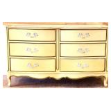 Vintage French 6 drawer dresser see photos