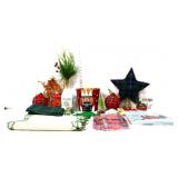 Mixed estate lot, inc assorted Christmas items