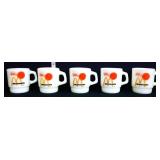 Set of 5 vintage Mcdonalds coffee mugs