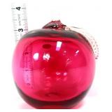 Rossi Glass cranberry apple
