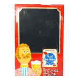 Vntg TOC 17.25x26 Pabst Blue Ribbon menu board