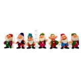 Set of vntg 7 Dwarfs Christmas tree ornaments