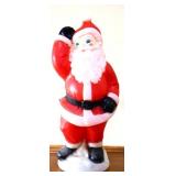 Vntg 40in waving Santa blow mold NO SHIP