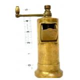 Vntg brass pepper mill