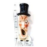 Vntg 6in smoker man bust