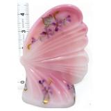 Fenton rosalene butterfly with violet flowers